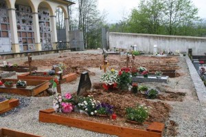 Un 'altra immagine del cimitero di Casalguidi