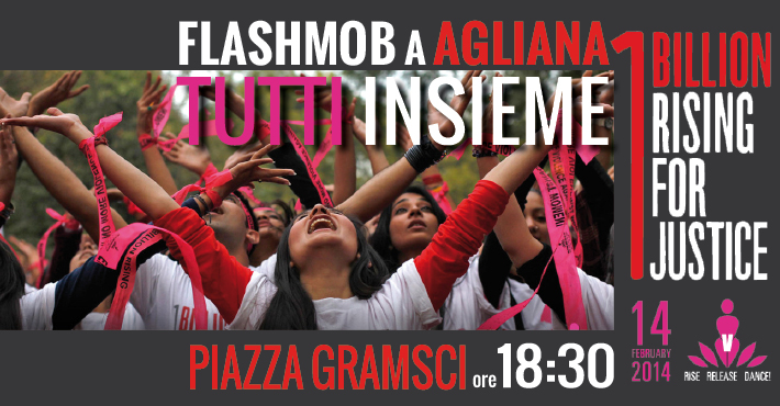 SAN VALENTINO, FLASHMOB IN PIAZZA GRAMSCI