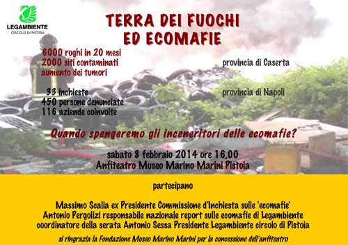 MUSEO MARINI, “TERRA DEI FUOCHI ED ECOMAFIE” MUSEO MARINI, “TERRA DEI FUOCHI ED ECOMAFIE”