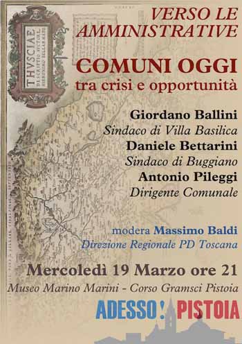 COMUNI OGGI TRA CRISI E OPPORTUNITÀ COMUNI OGGI TRA CRISI E OPPORTUNITÀ
