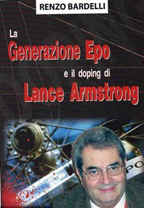 La copertina del libro con l'aggiunta della foto di Renzo Bardelli