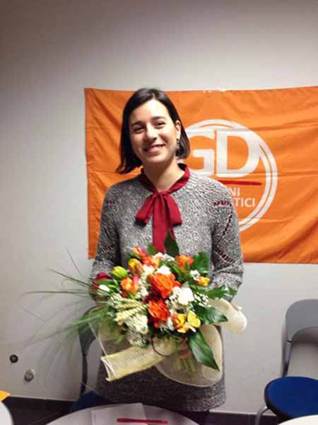 VALERIA NANNI, NUOVO SEGRETARIO PROVINCIALE DEI GIOVANI DEMOCRATICI VALERIA NANNI, NUOVO SEGRETARIO PROVINCIALE DEI GIOVANI DEMOCRATICI