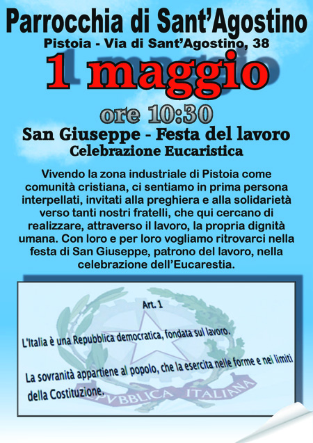 1° MAGGIO A SANT’AGOSTINO
