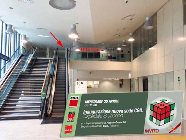 NUOVA SEDE CGIL AL SAN JACOPO NUOVA SEDE CGIL AL SAN JACOPO