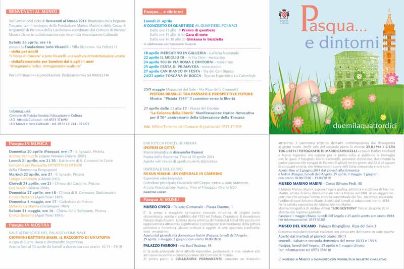PASQUA E DINTORNI: MUSEI, MOSTRE, CONCERTI E MERCATINI IN CITTÀ PASQUA E DINTORNI: MUSEI, MOSTRE, CONCERTI E MERCATINI IN CITTÀ