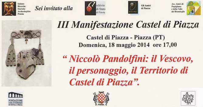 FRA VESCOVI, ARAZZI MILLEFIORI E PIAGNISTEI PISTOIESI