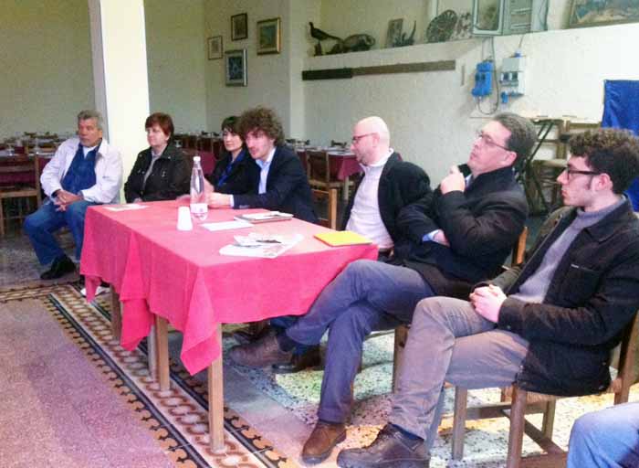 PITEGLIO. DANTI E FANUCCI COL CANDIDATO SINDACO LUCA MARMO