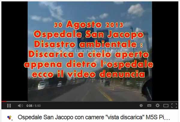 BONIFICA E SICUREZZA IN AREA S. JACOPO: LA SOLITA POLITICA “DEL FARE CHE NIENTE FA» BONIFICA E SICUREZZA IN AREA S. JACOPO: LA SOLITA POLITICA “DEL FARE CHE NIENTE FA»