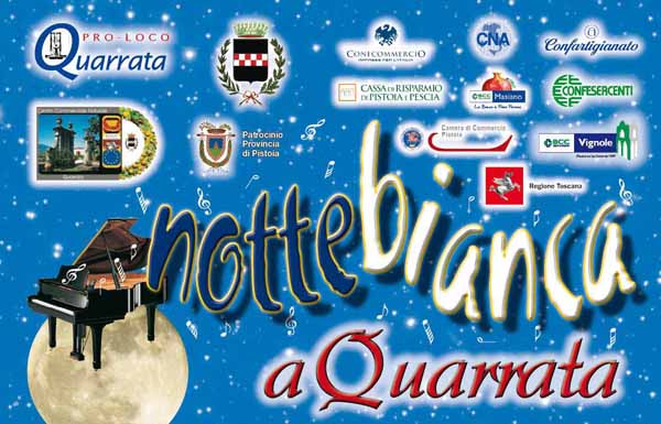 QUARRATA. NOTTE BIANCA 2014 QUARRATA. NOTTE BIANCA 2014