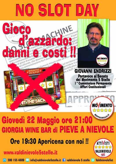 IL PRIMO “NO SLOT DAY” IL PRIMO “NO SLOT DAY”