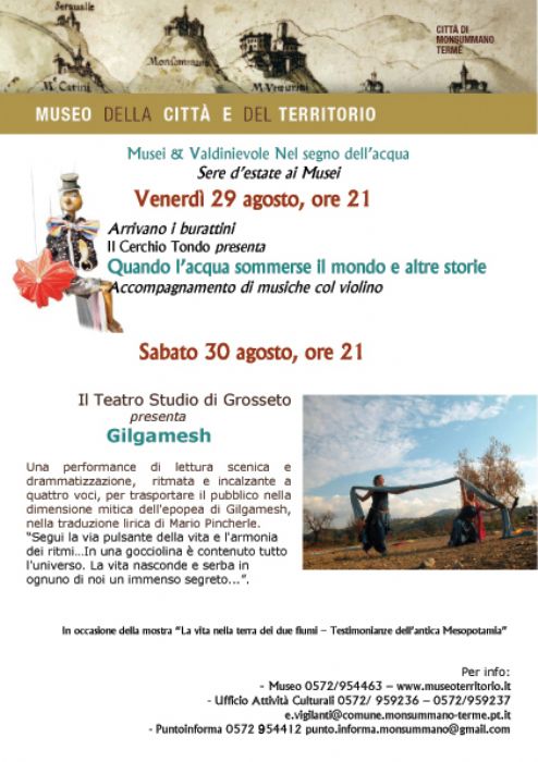 «SERE D’ESTATE AI MUSEI» SALUTANO IL MESE DI AGOSTO