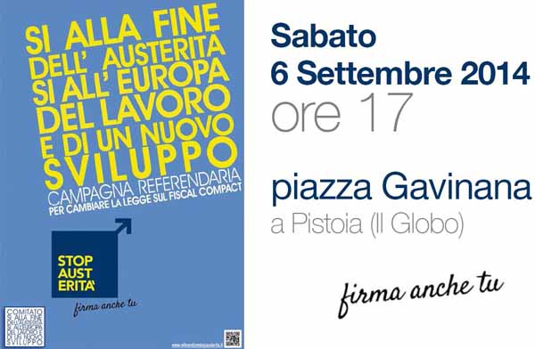 FIRMARE PER LA FINE DELL’AUSTERITÀ FIRMARE PER LA FINE DELL’AUSTERITÀ
