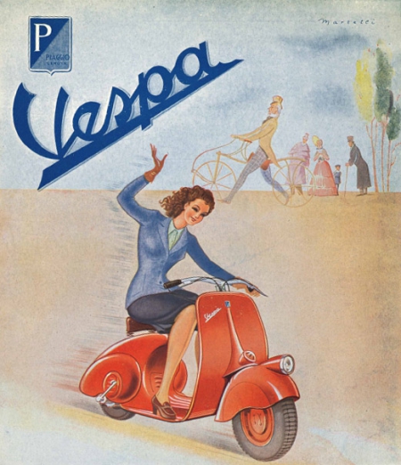 LA «VESPA» IN MOSTRA ALLE SALE AFFRESCATE