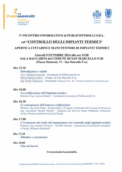 CONTROLLO DEGLI IMPIANTI TERMICI