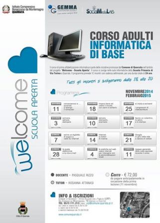 CORSO DI INFORMATICA PER ADULTI CORSO DI INFORMATICA PER ADULTI