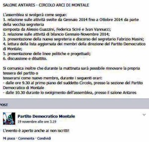 L’incontro era aperto a tutti...