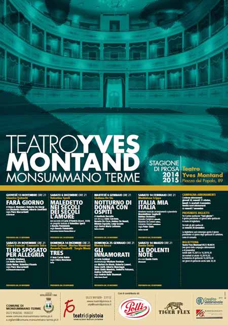 YVES MONTAND, ECCO IL CARTELLONE YVES MONTAND, ECCO IL CARTELLONE