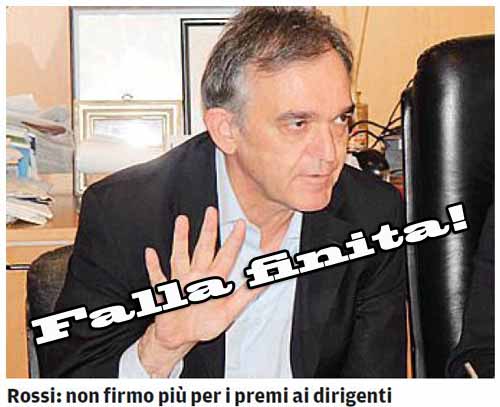 IL VERO SCANDALO DELLA REGIONE? GLI STIPENDI DEI DIRIGENTI