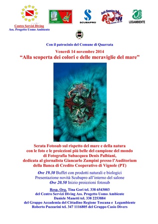 ALLA SCOPERTA DEI COLORI E DELLE MERAVIGLIE DEL MARE ALLA SCOPERTA DEI COLORI E DELLE MERAVIGLIE DEL MARE