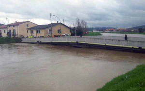Ombrone Pistoiese in piena