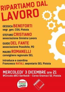 Un dibattito sul lavoro al Circolo Garibaldi