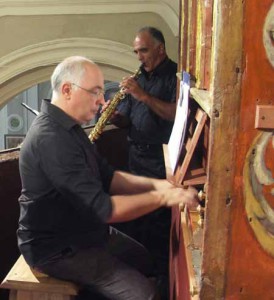 Antonio Varrianoe, in secondo piano, Paolo Rigliari