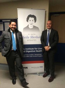 A sx Montalto con prof Pinzani a Londra