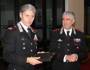 Il Gen. Emanuele Saltalamacchia e il Col. Eugenio Cacciuttolo