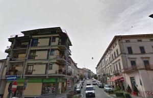 La via centrale di Lamporecchio