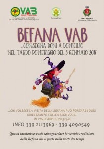 Befana Vab 2017 a Montemurlo
