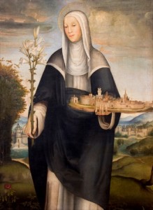 Una delle opere in mostra