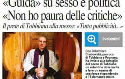 punte secche. MA LA CHIESA CATTOLICA APOSTOLICA ROMANA… QUAL È?