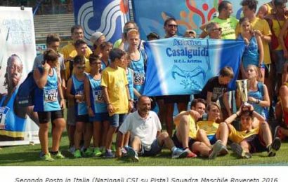 ATLETICA CASALGUIDI SULLA VIA DEL SUCCESSO
