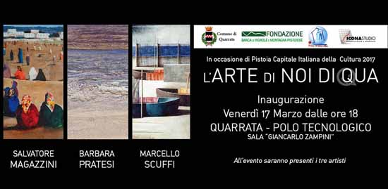 pittura. TRE ARTISTI A QUARRATA