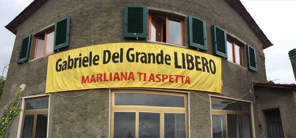 “GABRIELE DEL GRANDE LIBERO”, OGGI INCONTRO A MARLIANA “GABRIELE DEL GRANDE LIBERO”, OGGI INCONTRO A MARLIANA