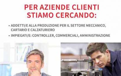 OPPORTUNITÀ DI LAVORO OPPORTUNITÀ DI LAVORO