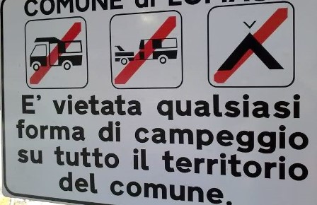 AGLIANA, DIVIETO DI CAMPEGGIO SU TUTTO IL TERRITORIO