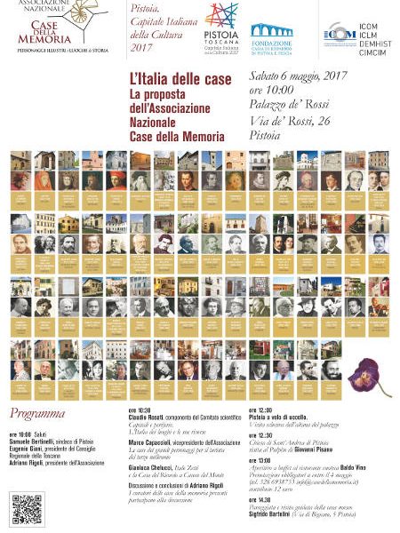 A PISTOIA IL PRESTIGIOSO CONVEGNO DELL’ASSOCIAZIONE NAZIONALE CASE DELLA MEMORIA A PISTOIA IL PRESTIGIOSO CONVEGNO DELL’ASSOCIAZIONE NAZIONALE CASE DELLA MEMORIA