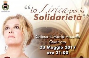 quarrata. “LA LIRICA PER LA SOLIDARIETÀ”