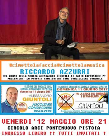 pistoia-elezioni. ALESSANDRO GIUNTOLI SI PRESENTA AGLI ELETTORI pistoia-elezioni. ALESSANDRO GIUNTOLI SI PRESENTA AGLI ELETTORI