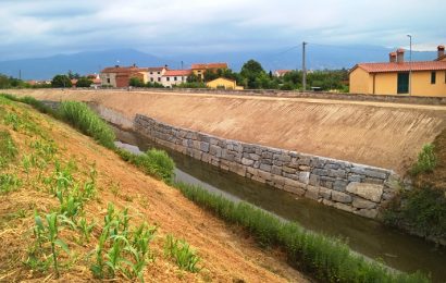 OMBRONE, ARGINI NUOVI ALLA FERRUCCIA E CASERANA GRAZIE AL CONSORZIO OMBRONE, ARGINI NUOVI ALLA FERRUCCIA E CASERANA GRAZIE AL CONSORZIO
