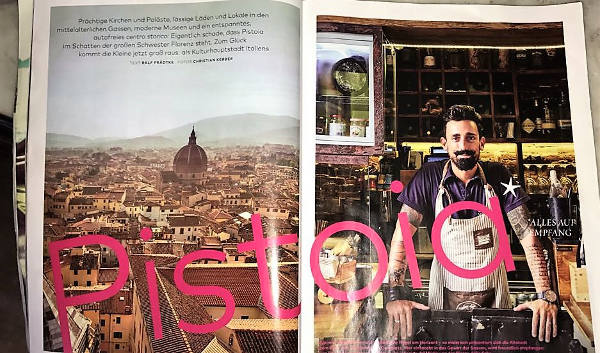 il vinaino del medio. IL SUCCESSO DI PISTOIA “CAPITALE” NELLE RIVISTE STRANIERE il vinaino del medio. IL SUCCESSO DI PISTOIA “CAPITALE” NELLE RIVISTE STRANIERE