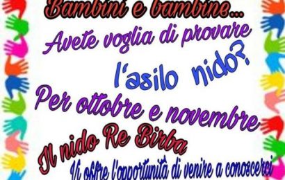 san marcello. BAMBINI: IL NIDO “RE BIRBA” VI ASPETTA! san marcello. BAMBINI: IL NIDO “RE BIRBA” VI ASPETTA!
