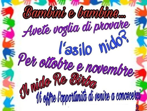 san marcello. BAMBINI: IL NIDO “RE BIRBA” VI ASPETTA! san marcello. BAMBINI: IL NIDO “RE BIRBA” VI ASPETTA!