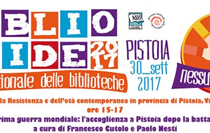 “PROFUGHI DELLA PRIMA GUERRA MONDIALE”, INIZIATIVA ALL’ISRPT “PROFUGHI DELLA PRIMA GUERRA MONDIALE”, INIZIATIVA ALL’ISRPT