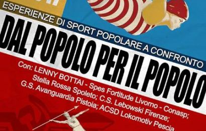 pistoia. SPORT POPOLARE, ESPERIENZE A CONFRONTO pistoia. SPORT POPOLARE, ESPERIENZE A CONFRONTO