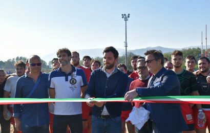 RUGBY, DEBUTTO PER IL NUOVO CAMPO DI PISTOIA OVEST RUGBY, DEBUTTO PER IL NUOVO CAMPO DI PISTOIA OVEST