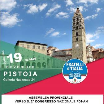 pistoia. FDI–AN, NUOVA SEDE E ASSEMBLEA PROVINCIALE pistoia. FDI–AN, NUOVA SEDE E ASSEMBLEA PROVINCIALE