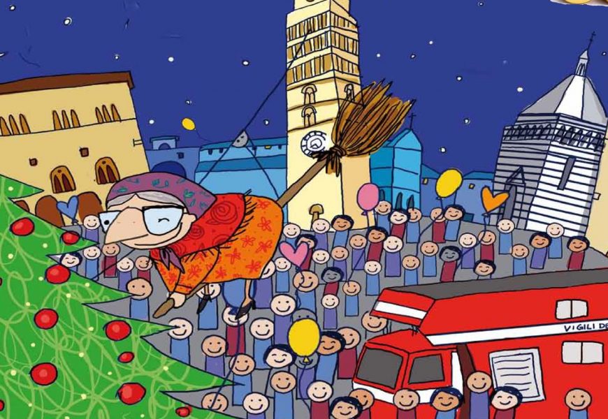 A PISTOIA LA DISCESA DELLA BEFANA IN PIAZZA DEL DUOMO COMPIE 30 ANNI A PISTOIA LA DISCESA DELLA BEFANA IN PIAZZA DEL DUOMO COMPIE 30 ANNI