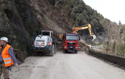 FRANA SR 325 LOCALITÀ LE COSTE: VENERDÌ PRIMA RIAPERTURA FRANA SR 325 LOCALITÀ LE COSTE: VENERDÌ PRIMA RIAPERTURA